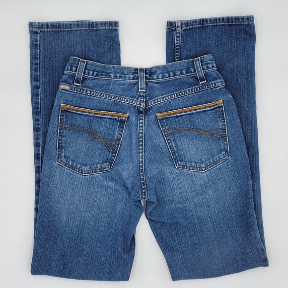 EUC Cruel Girl Slim Fit Bootcut Jeans Women's Size 01 Regular Light Blue Wash - Picture 2 of 12